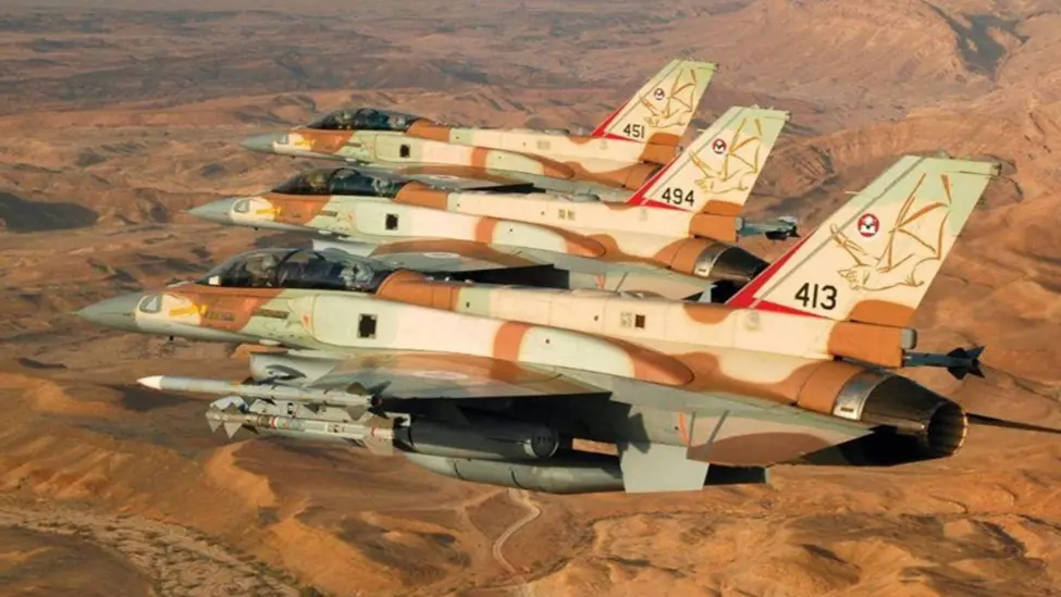 图为以色列空军F-16战机
